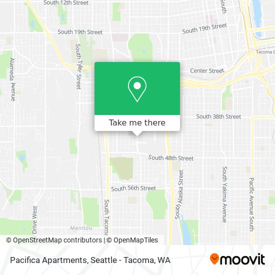 Pacifica Apartments map