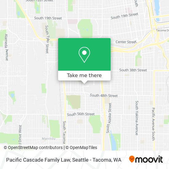 Mapa de Pacific Cascade Family Law