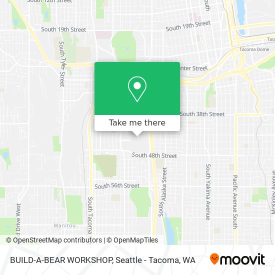 BUILD-A-BEAR WORKSHOP map