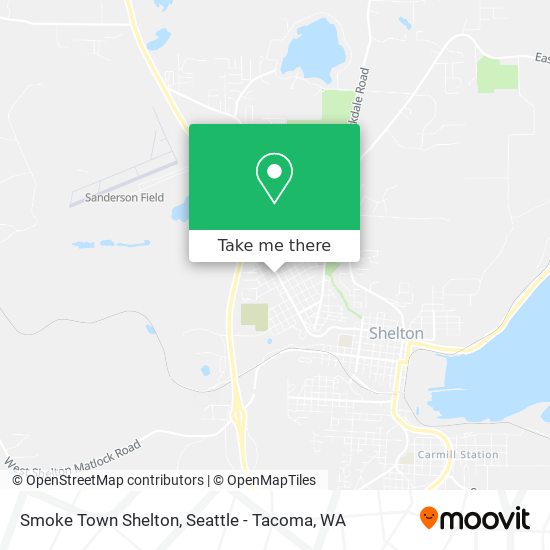 Smoke Town Shelton map