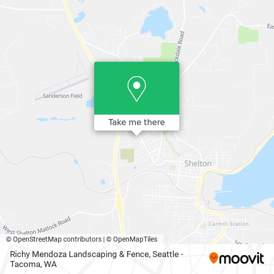 Richy Mendoza Landscaping & Fence map