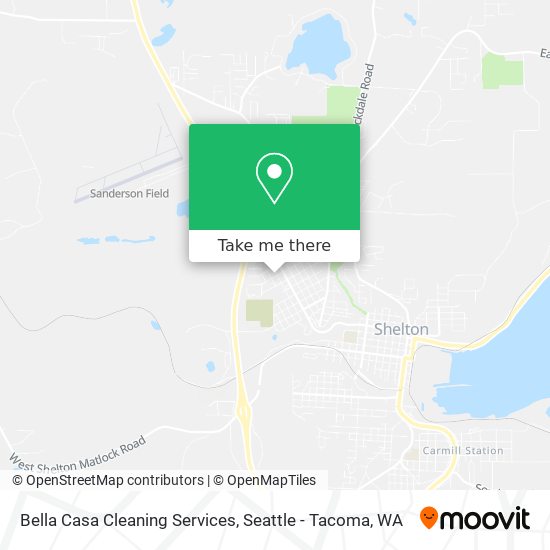 Mapa de Bella Casa Cleaning Services