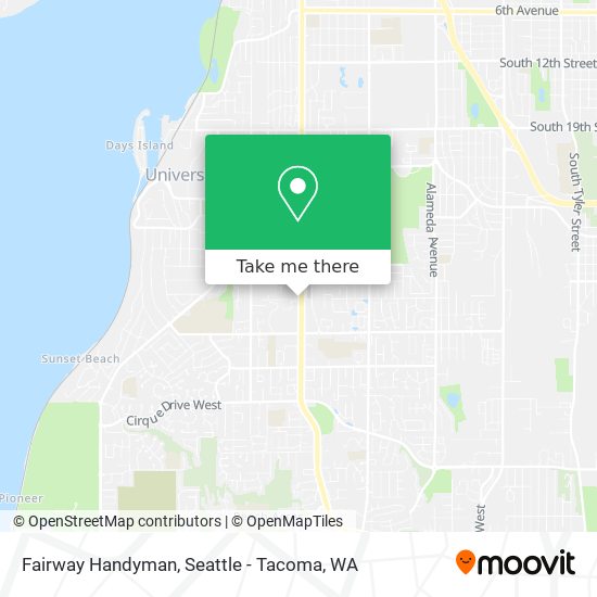 Fairway Handyman map