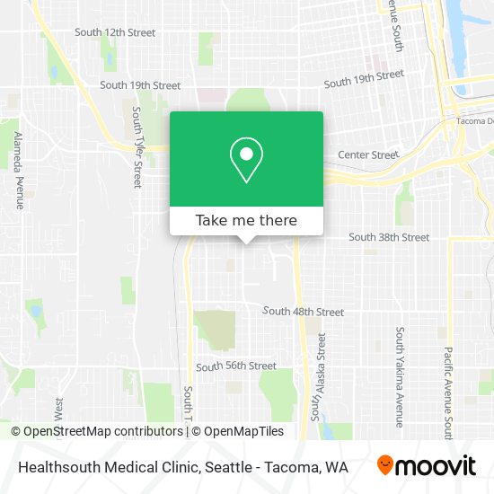 Healthsouth Medical Clinic map