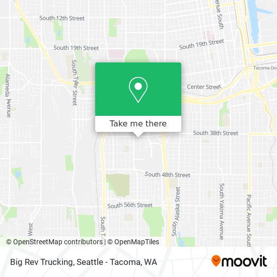 Big Rev Trucking map