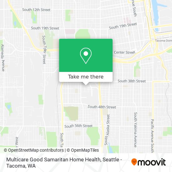 Multicare Good Samaritan Home Health map