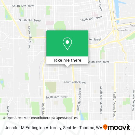 Jennifer M Eddington Attorney map