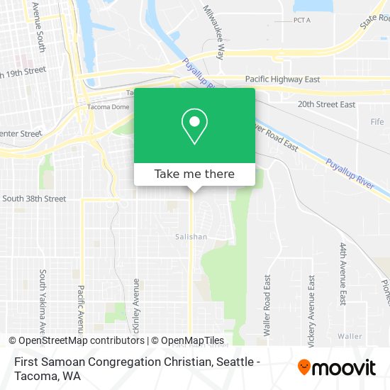 First Samoan Congregation Christian map