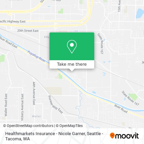 Mapa de Healthmarkets Insurance - Nicole Garner