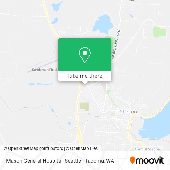 Mason General Hospital map