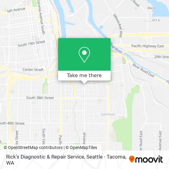 Mapa de Rick's Diagnostic & Repair Service