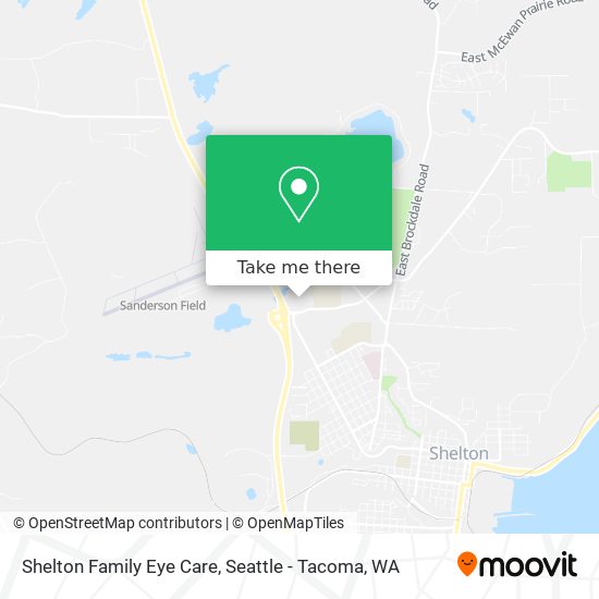 Shelton Family Eye Care map