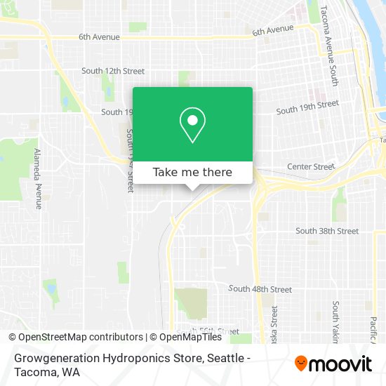 Mapa de Growgeneration Hydroponics Store