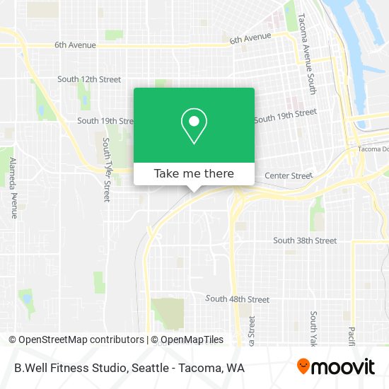 B.Well Fitness Studio map