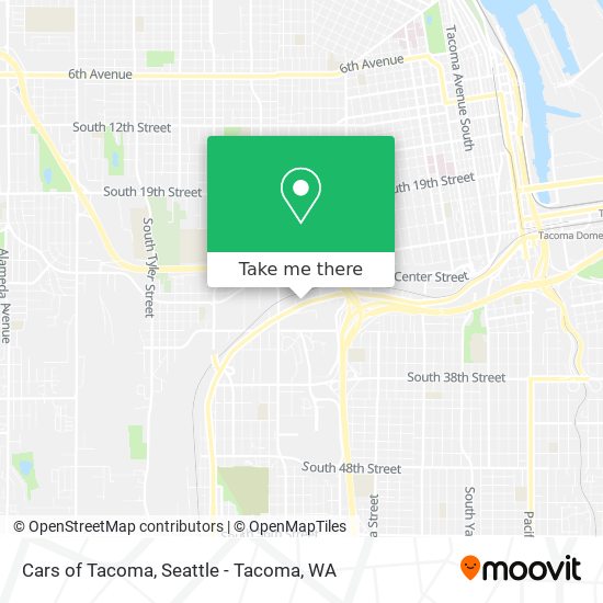 Cars of Tacoma map