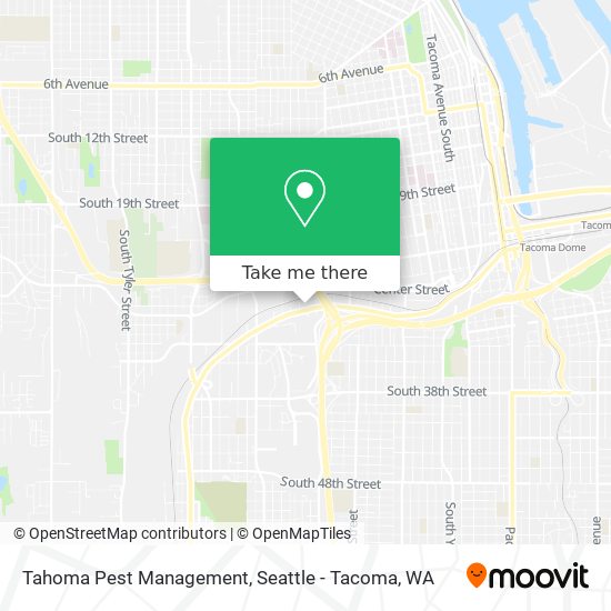 Tahoma Pest Management map