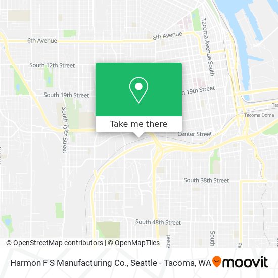 Mapa de Harmon F S Manufacturing Co.