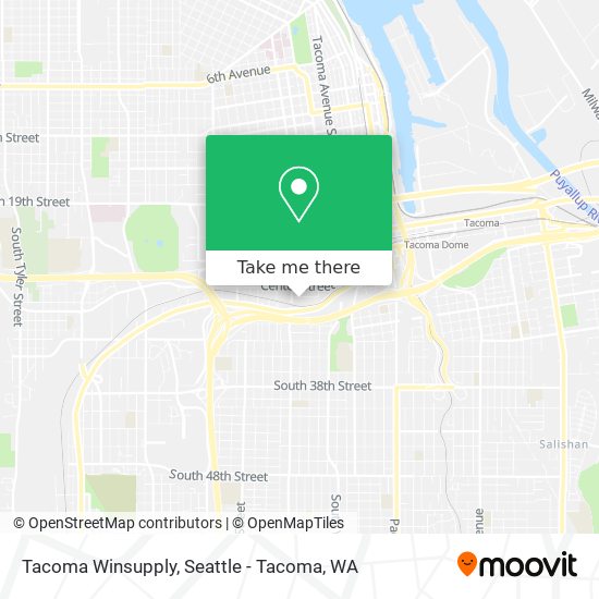 Tacoma Winsupply map