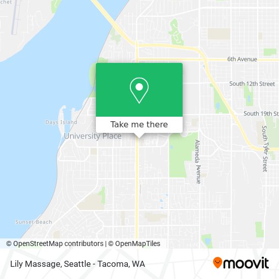 Mapa de Lily Massage