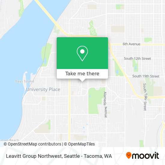 Leavitt Group Northwest map