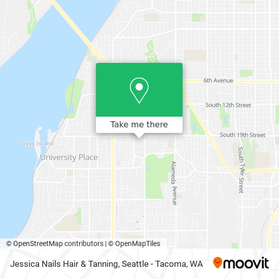 Jessica Nails Hair & Tanning map