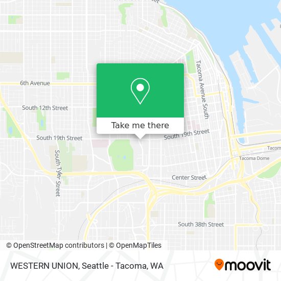 WESTERN UNION map