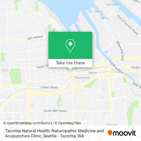 Mapa de Tacoma Natural Health: Naturopathic Medicine and Acupuncture Clinic