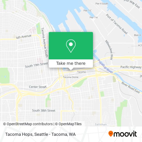 Mapa de Tacoma Hops