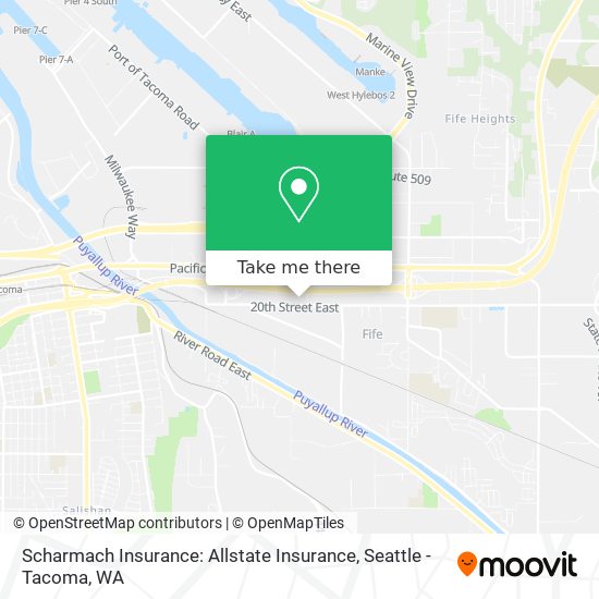 Mapa de Scharmach Insurance: Allstate Insurance