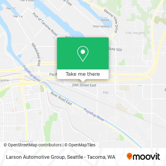 Larson Automotive Group map