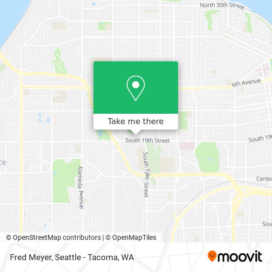 Mapa de Fred Meyer