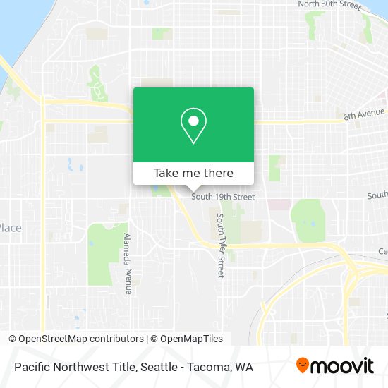 Pacific Northwest Title map