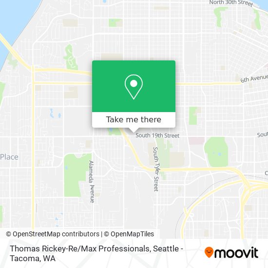 Thomas Rickey-Re / Max Professionals map