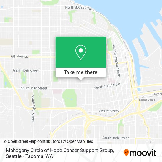 Mapa de Mahogany Circle of Hope Cancer Support Group