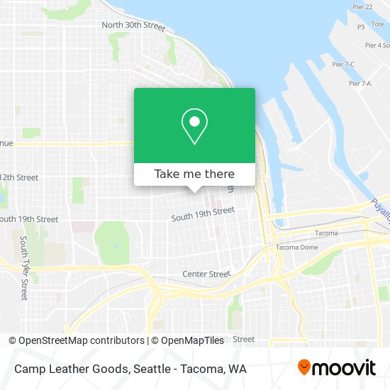 Camp Leather Goods map