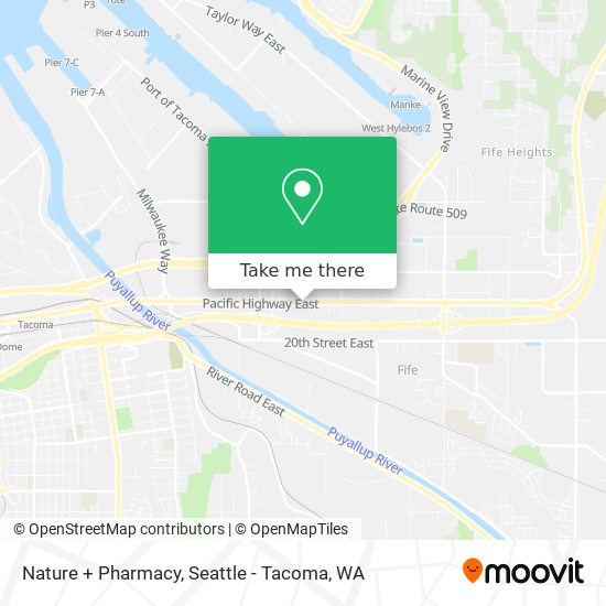 Nature + Pharmacy map