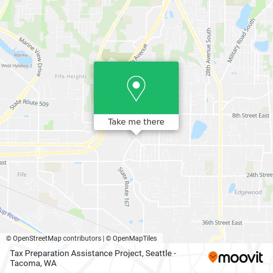 Tax Preparation Assistance Project map