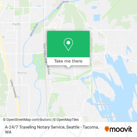 A-24 / 7 Traveling Notary Service map