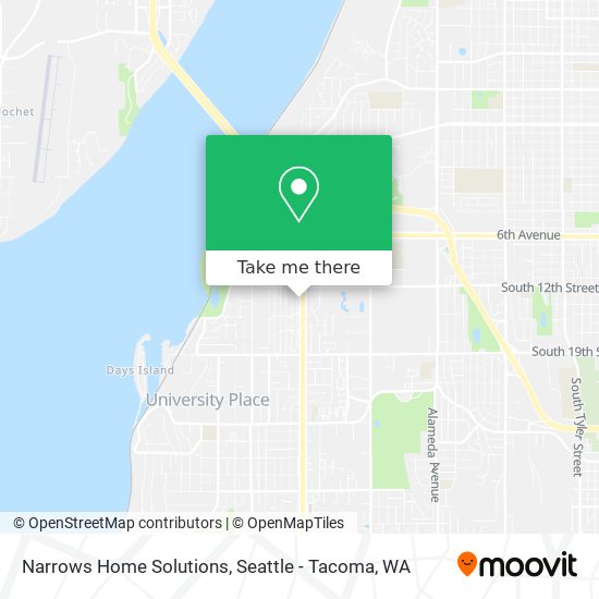 Narrows Home Solutions map