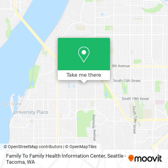 Family To Family Health Information Center map