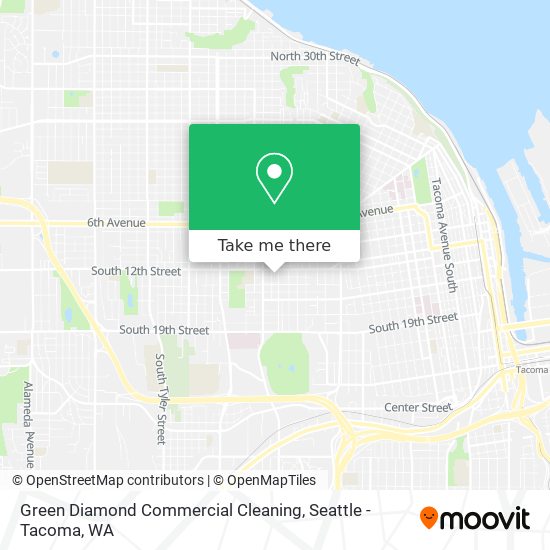 Mapa de Green Diamond Commercial Cleaning