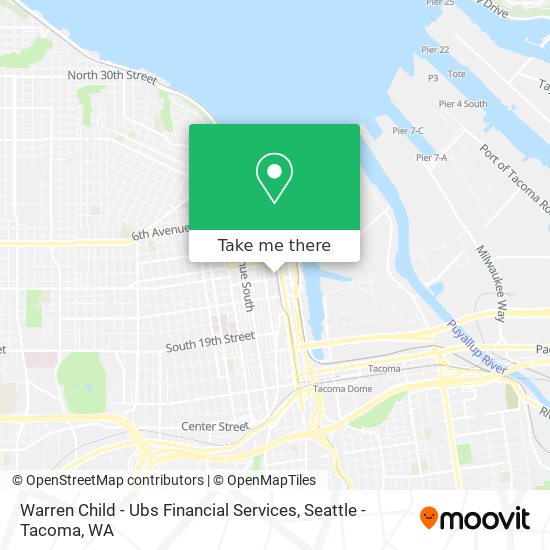 Mapa de Warren Child - Ubs Financial Services