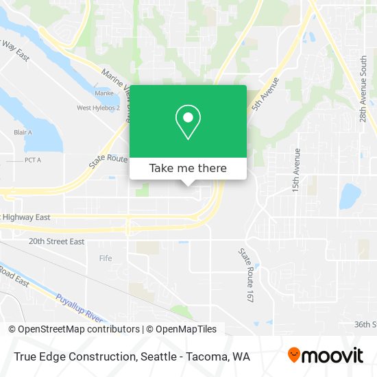 True Edge Construction map