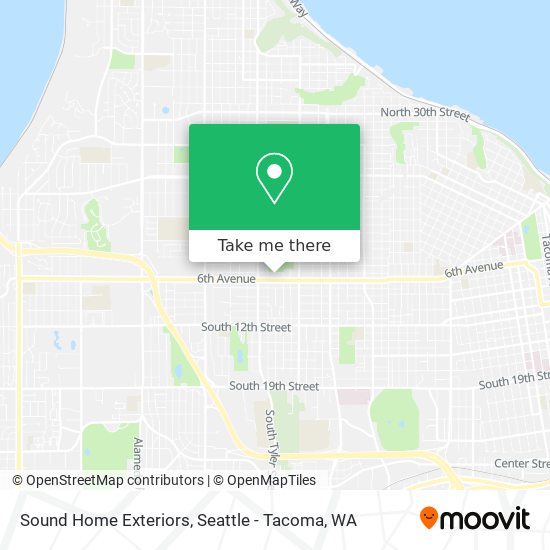 Sound Home Exteriors map