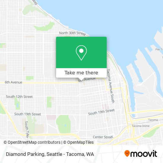 Diamond Parking map