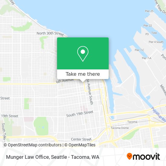 Munger Law Office map