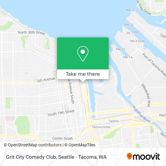 Mapa de Grit City Comedy Club