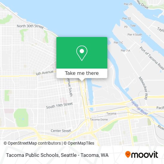 Mapa de Tacoma Public Schools