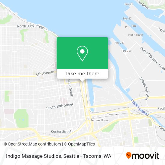 Indigo Massage Studios map