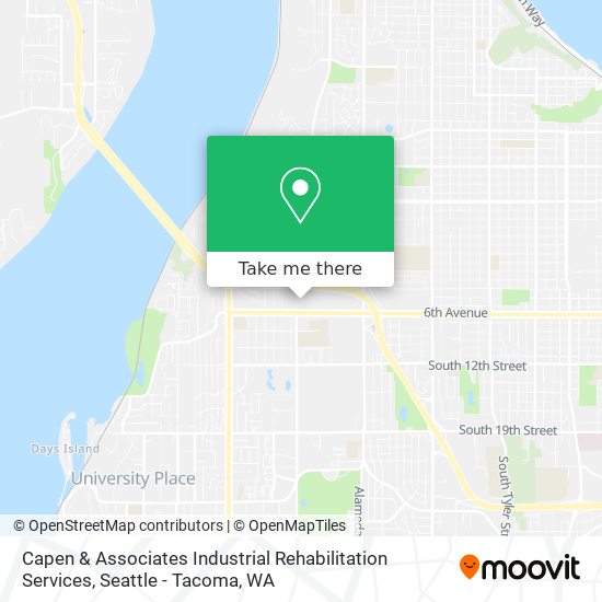 Capen & Associates Industrial Rehabilitation Services map